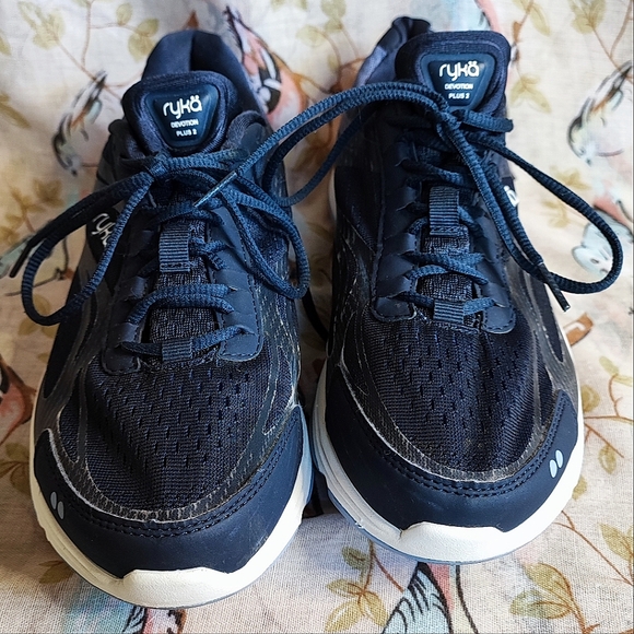 RYKA Devotion Plus 2 Size 8 Women's Athletic Walking Shoes Pre-Loved Blue Peach - Picture 5 of 14